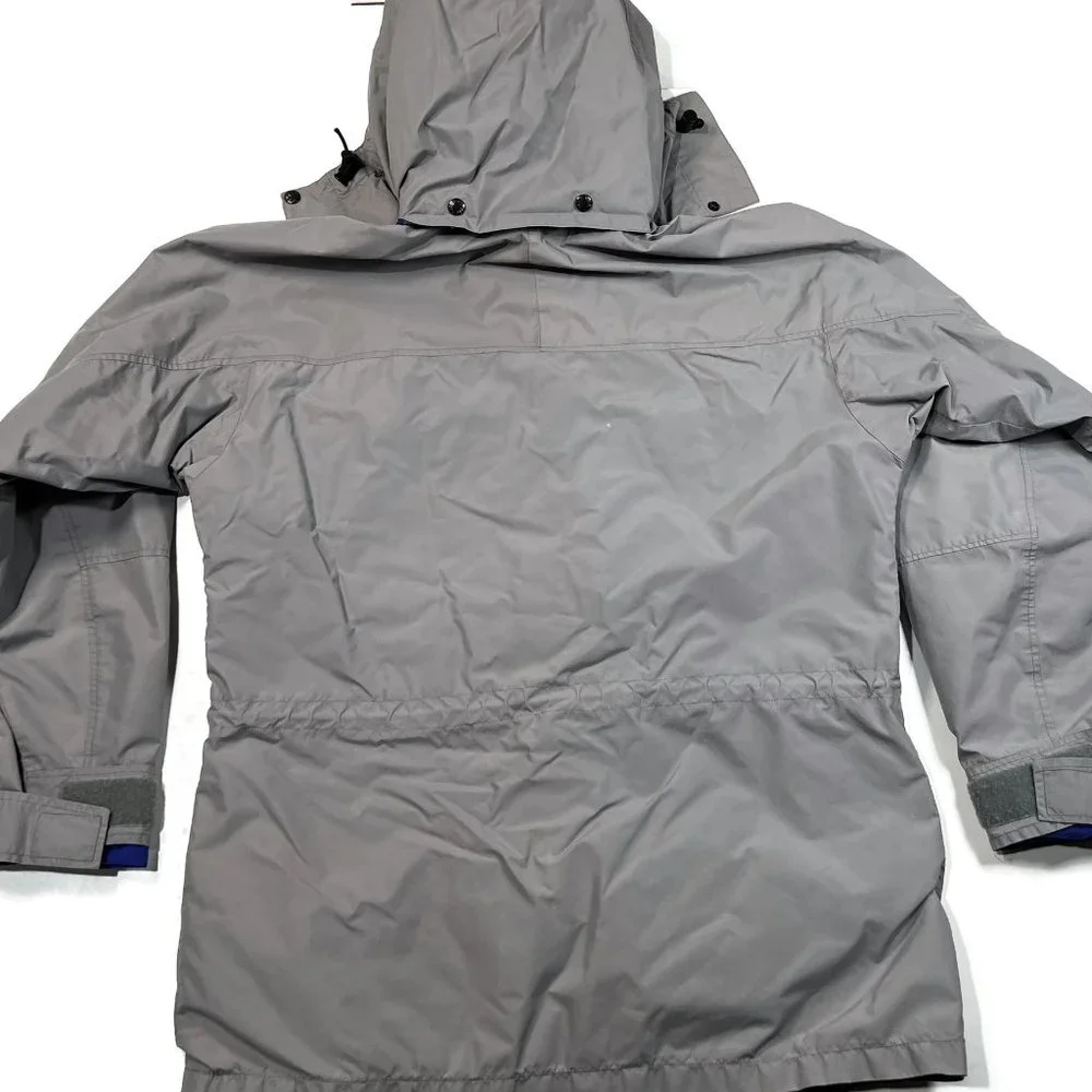 The North Face Gore-Tex Jacket Mens Medium VTG Made in USA Hooded Gray‎
